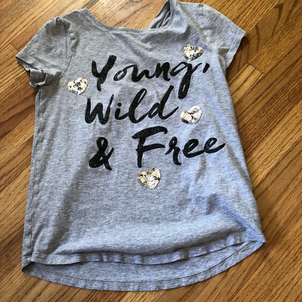 Young wild and free shirt